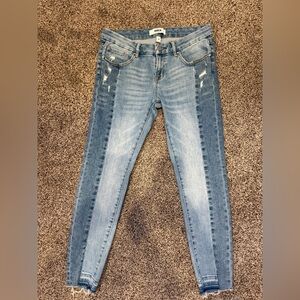 Trendy Light Blue Skinny Jeans